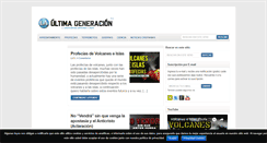 Desktop Screenshot of laultimageneracion.com